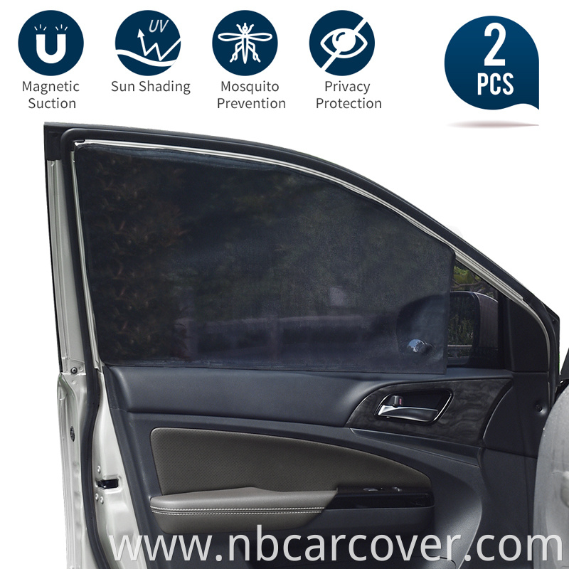 MVP middle size sedan rear window sun shield breathable best hight quality sunshade car